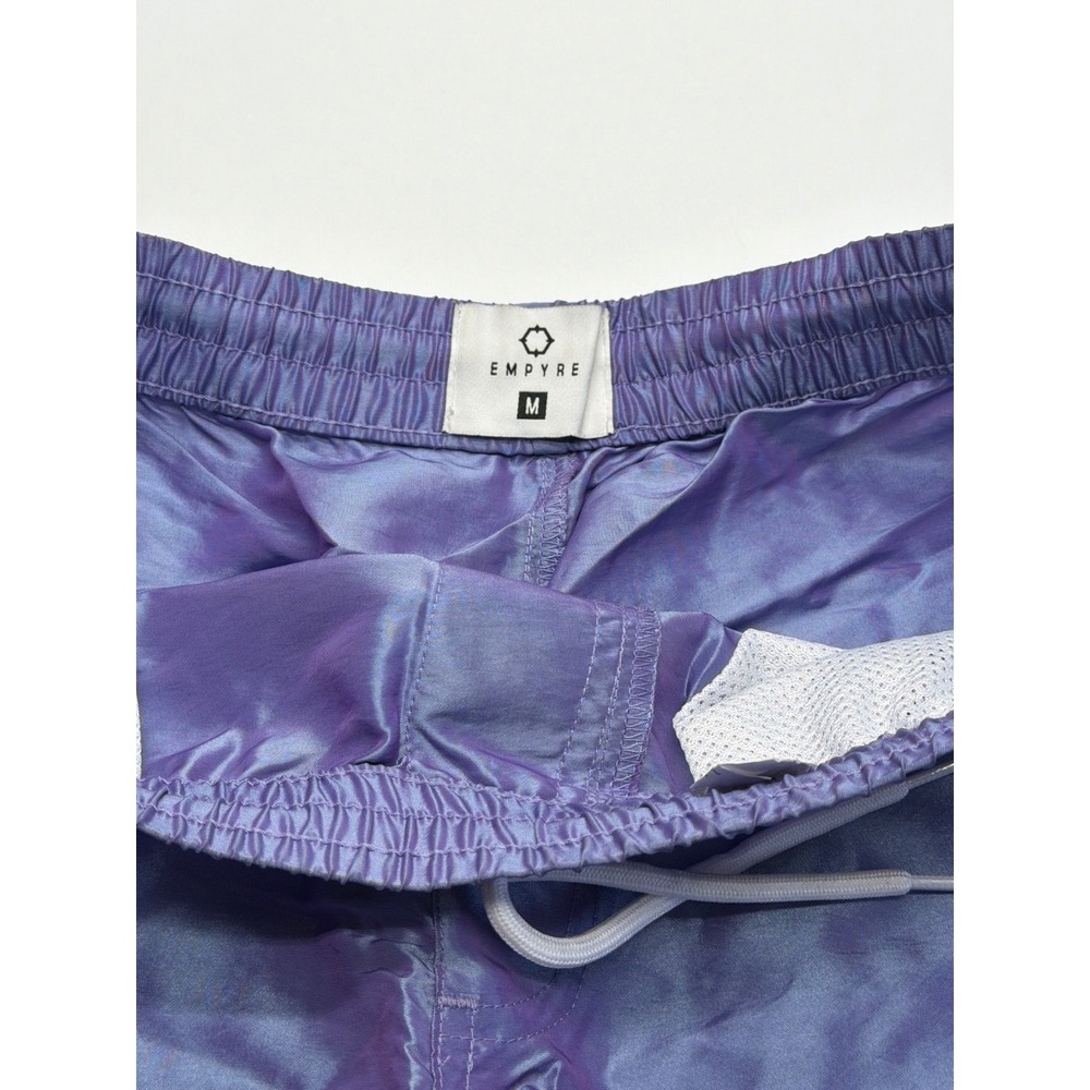 Empyre Mens Iridescent Purple Blue Swim Trunks Shorts Size M - Picture 8 of 10